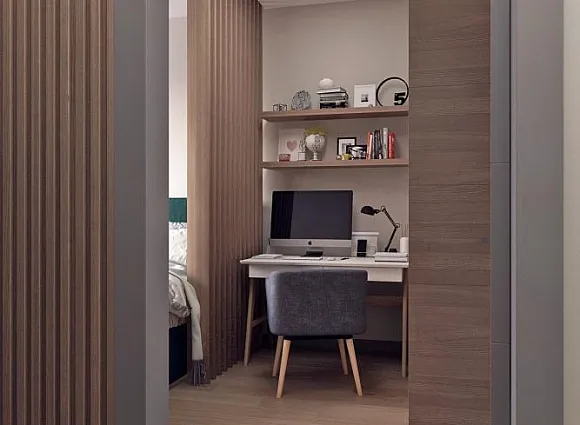 Дизайн квартиры 43 кв.м в ЖК Лесопарковый_16 Дизайн квартиры 43 кв.м в ЖК Лесопарковый