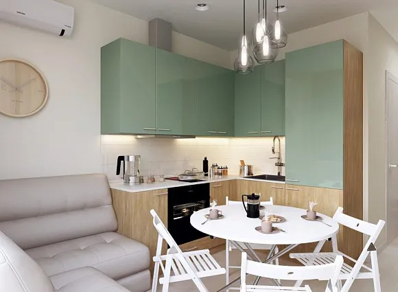 Дизайн-проект 1-комнатной квартиры 41.30 кв.м по адресу: г. Москва, пос. Внуковское, дер. Рассказовка, бул. Андрея Тарковского, д 5