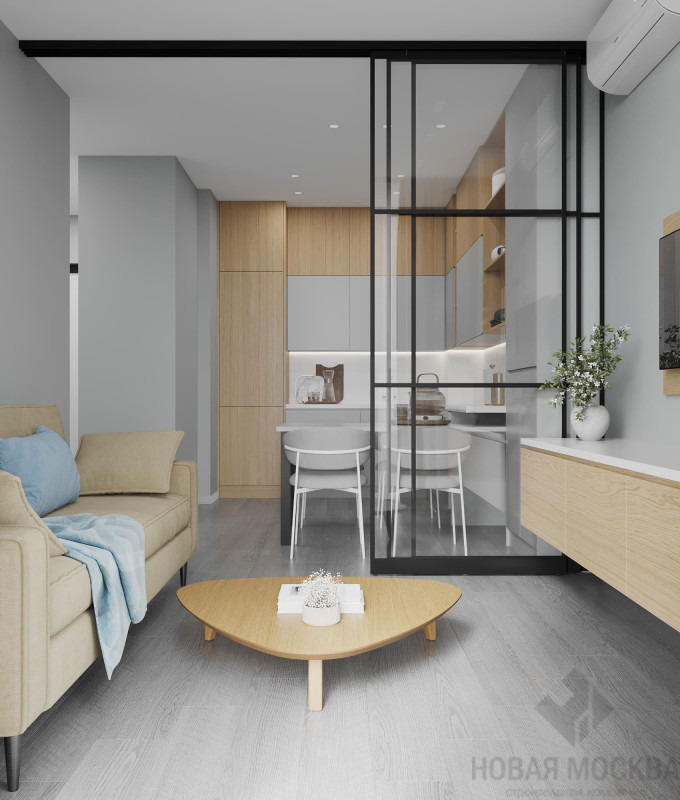 Дизайн однокомнатной квартиры по адресу: Прокшинский проспект, дом 7_2 Дизайн однокомнатной квартиры по адресу: Прокшинский проспект, дом 7_2