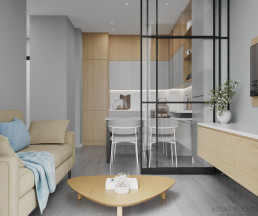 Дизайн однокомнатной квартиры по адресу: Прокшинский проспект, дом 7_2 Дизайн однокомнатной квартиры по адресу: Прокшинский проспект, дом 7_2