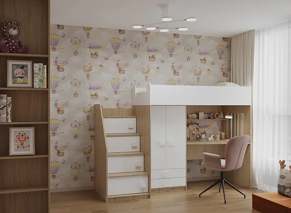 Дизайн двухкомнатной квартиры по адресу: улица Бартеневская, дом 18, корпус 1