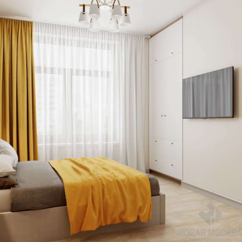 Дизайн-проект 2-комнатной квартиры 70 кв.м в ЖК Скандинавия_5 Дизайн-проект 2-комнатной квартиры 70 кв.м в ЖК Скандинавия_5