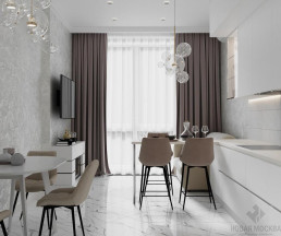 Дизайн 2-комнатной квартиры 75 кв. м в ЖК Скандинавия_2