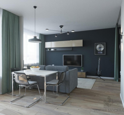 Дизайн-проект 1-комнатной квартиры 42,5 кв.м в ЖК Белые ночи_0