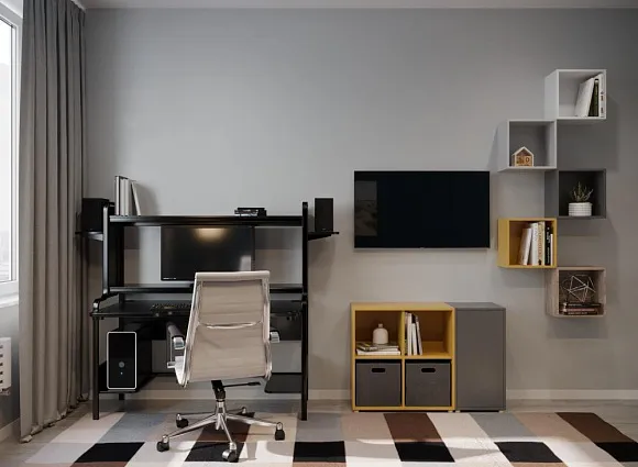 Дизайн трехкомнатной квартиры 88 кв.м в ЖК Скандинавия_18 Дизайн трехкомнатной квартиры 88 кв.м в ЖК Скандинавия