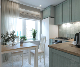 Дизайн двухкомнатной квартиры по адресу: улица Затонная, дом 12, корпус 1_1