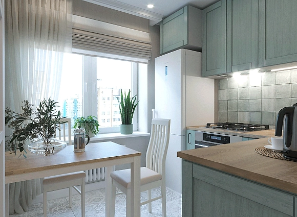 Дизайн двухкомнатной квартиры по адресу: улица Затонная, дом 12, корпус 1