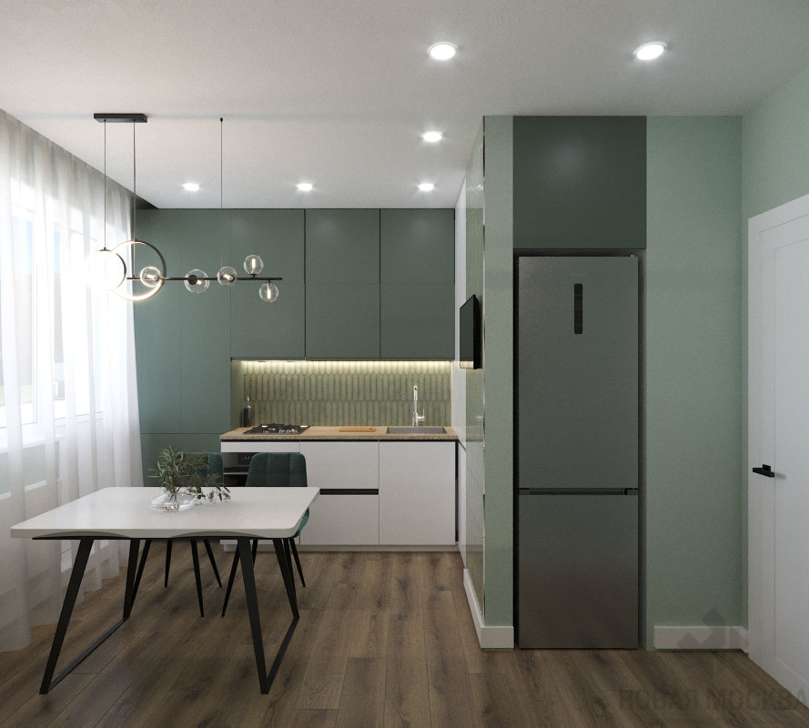 Дизайн однокомнатной квартиры по адресу ул. Генерала Донскова, дом 23, корпус 3_7 Дизайн однокомнатной квартиры по адресу ул. Генерала Донскова, дом 23, корпус 3_7