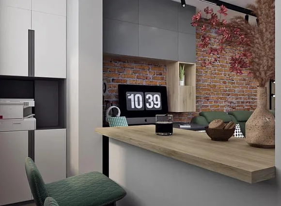 Дизайн квартиры 40 кв.м в Солнцево_10 Дизайн квартиры 40 кв.м в Солнцево