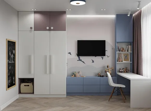 Дизайн квартиры 85 кв. м в ЖК Белые ночи_26 Дизайн квартиры 85 кв. м в ЖК Белые ночи