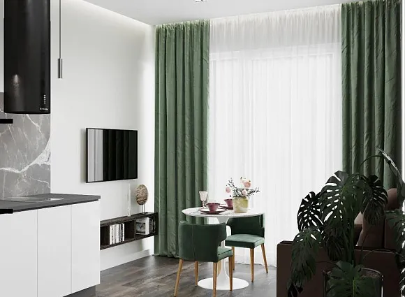 Дизайн квартиры 40 кв.м в ЖК Хорошевский