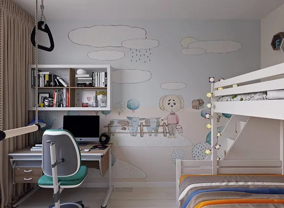 Дизайн-проект квартиры 31 кв.м в ЖК Новая Звезда_9 Дизайн-проект квартиры 31 кв.м в ЖК Новая Звезда