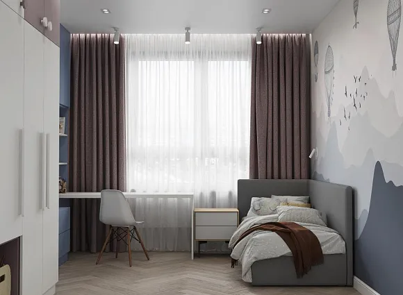 Дизайн квартиры 85 кв. м в ЖК Белые ночи_25 Дизайн квартиры 85 кв. м в ЖК Белые ночи