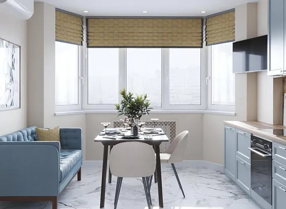 Дизайн квартиры 67 кв.м в Солнцево