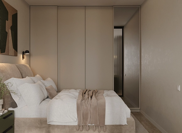 Дизайн однокомнатной квартиры по адресу Аминьевское шоссе, дом 4Д, корпус В