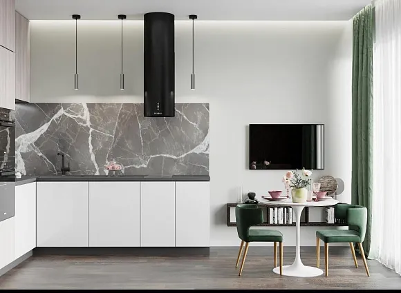 Дизайн квартиры 40 кв.м в ЖК Хорошевский