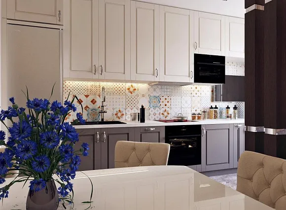 Дизайн-проект 2-комнатной квартиры в ЖК Коммунарка_1 Дизайн-проект 2-комнатной квартиры в ЖК Коммунарка