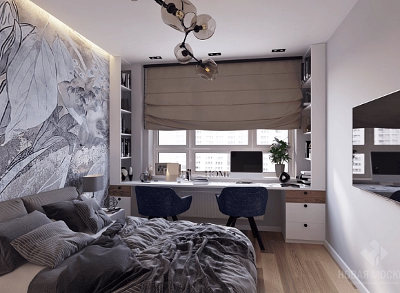 Дизайн-проект 2-комнатной квартиры 62 кв.м по адресу: Москва, поселок Коммунарка, улица Потаповская роща, дом 26, корпус 3_7 Дизайн-проект 2-комнатной квартиры 62 кв.м по адресу: Москва, поселок Коммунарка, улица Потаповская роща, дом 26, корпус 3