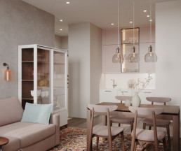 Дизайн однокомнатной квартиры по адресу: ул. Эдварда Грига, дом 5_2 Дизайн однокомнатной квартиры по адресу: ул. Эдварда Грига, дом 5_2