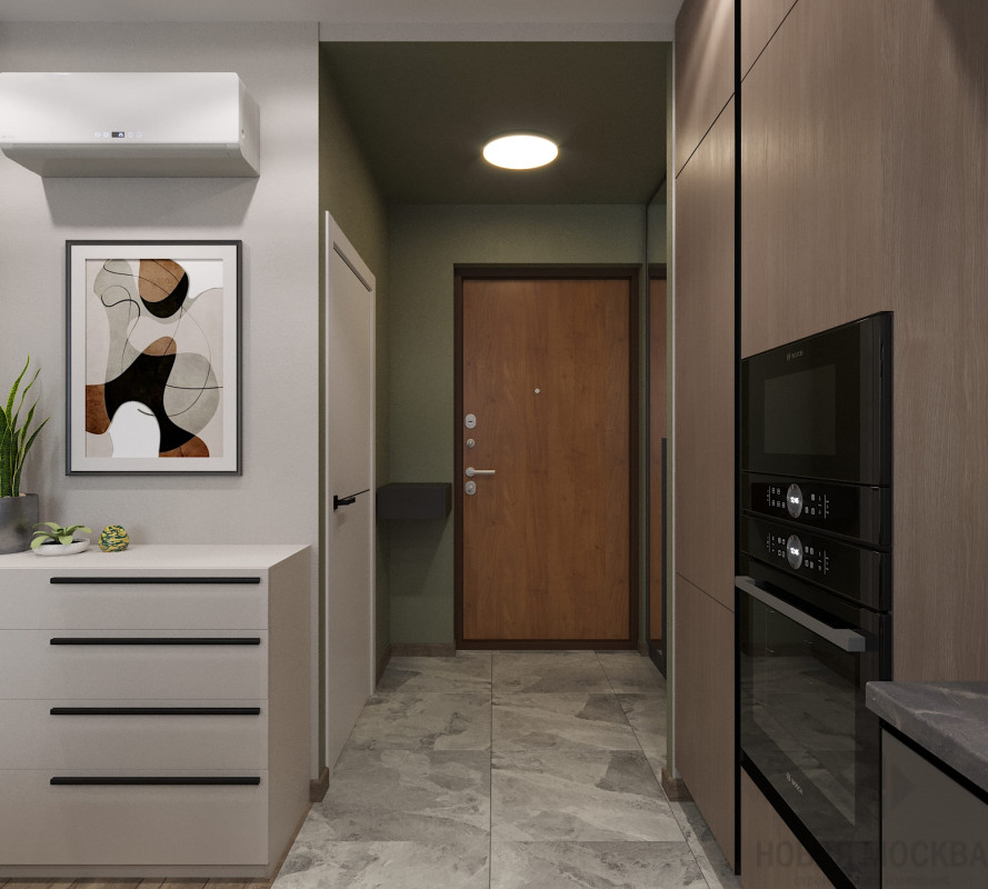 Дизайн двухкомнатной квартиры по адресу: Очаковское шоссе, 9А_4 Дизайн двухкомнатной квартиры по адресу: Очаковское шоссе, 9А_4