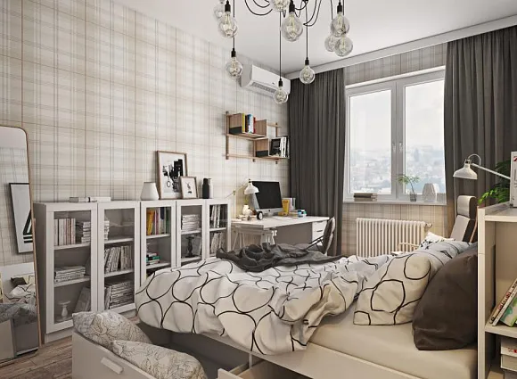 Дизайн квартиры 77 кв.м в ЖК Новокосино_16 Дизайн квартиры 77 кв.м в ЖК Новокосино