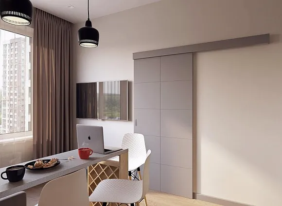 Дизайн квартиры 43 кв.м в ЖК Лесопарковый_4 Дизайн квартиры 43 кв.м в ЖК Лесопарковый