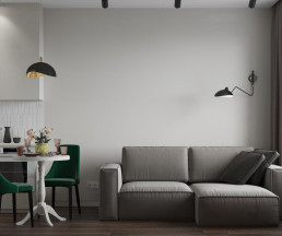 Дизайн квартиры 40 кв.м в ЖК Домашний_1