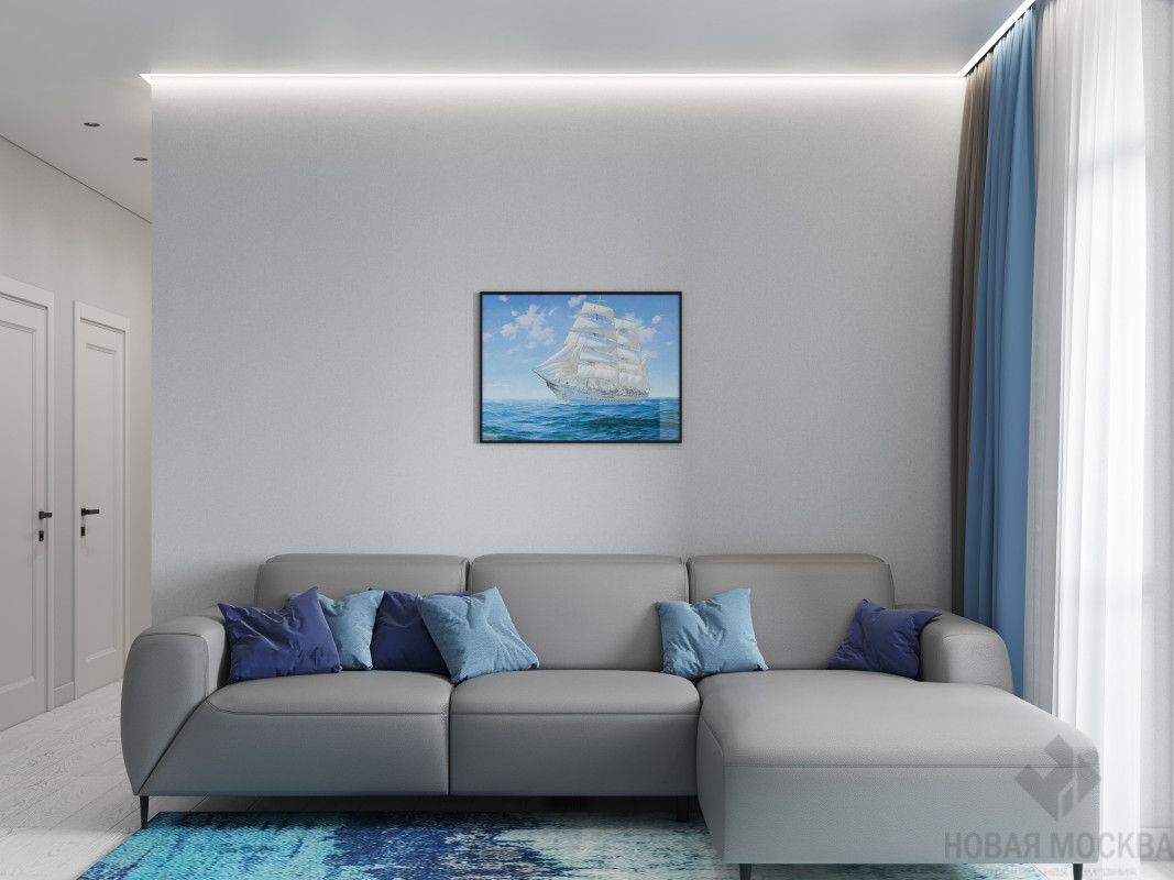 Дизайн двухкомнатной квартиры по адресу ул. Эдварда Грига, дом 16, корпус 1_3 Дизайн двухкомнатной квартиры по адресу ул. Эдварда Грига, дом 16, корпус 1_3