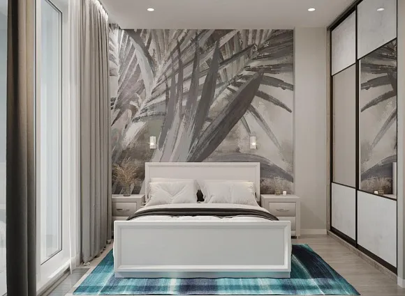 Дизайн трехкомнатной квартиры 88 кв.м в ЖК Скандинавия_9 Дизайн трехкомнатной квартиры 88 кв.м в ЖК Скандинавия