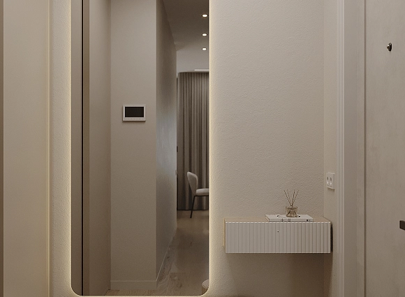 Дизайн однокомнатной квартиры по адресу Аминьевское шоссе, дом 4Д, корпус В