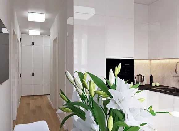 Дизайн-проект 2-комнатной квартиры 50,8 кв.м в ЖК Белые ночи_8 Дизайн-проект 2-комнатной квартиры 50,8 кв.м в ЖК Белые ночи