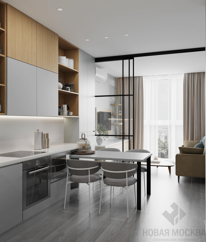 Дизайн однокомнатной квартиры по адресу: Прокшинский проспект, дом 7_0 Дизайн однокомнатной квартиры по адресу: Прокшинский проспект, дом 7_0