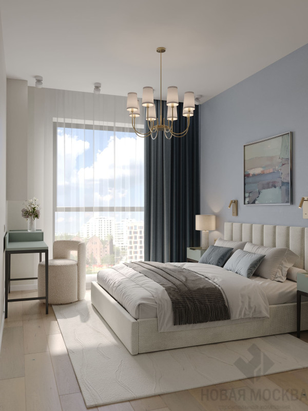 Дизайн однокомнатной квартиры по адресу: поселок Заречье, Мещерский бульвар, дом 2_11 Дизайн однокомнатной квартиры по адресу: поселок Заречье, Мещерский бульвар, дом 2_11