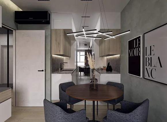 Дизайн 2-комнатной квартиры 62 кв.м в ЖК Скандинавия_5 Дизайн 2-комнатной квартиры 62 кв.м в ЖК Скандинавия