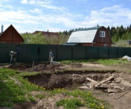 Монтаж канализации на дачном участке_1