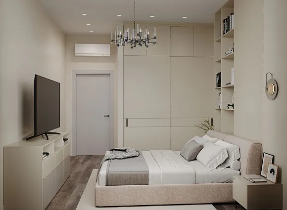 Дизайн двухкомнатной квартиры по адресу: Нагатинская набережная, дом 4Б корпус 2