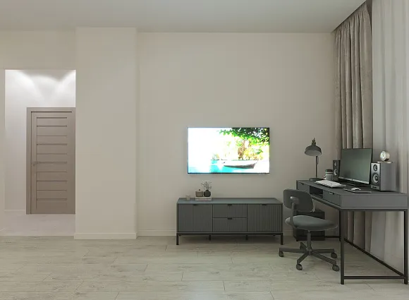 Дизайн однокомнатной квартиры по адресу: улица Эдварда Грига, дом 17