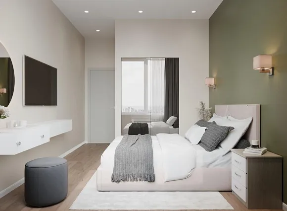 Дизайн квартиры 40 кв.м в ЖК Москва А101