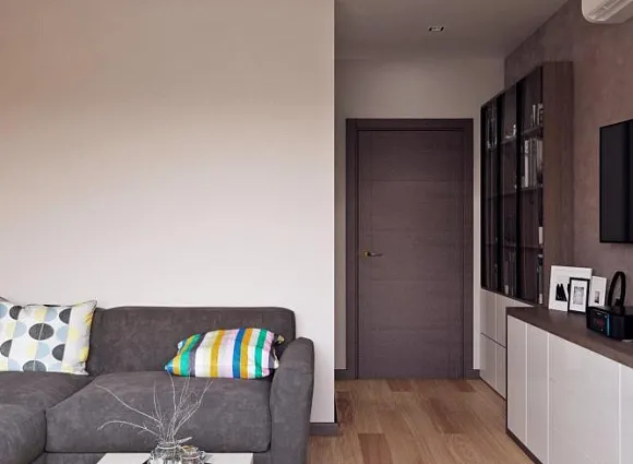 Дизайн-проект 2-комнатной квартиры в ЖК Коммунарка_19 Дизайн-проект 2-комнатной квартиры в ЖК Коммунарка