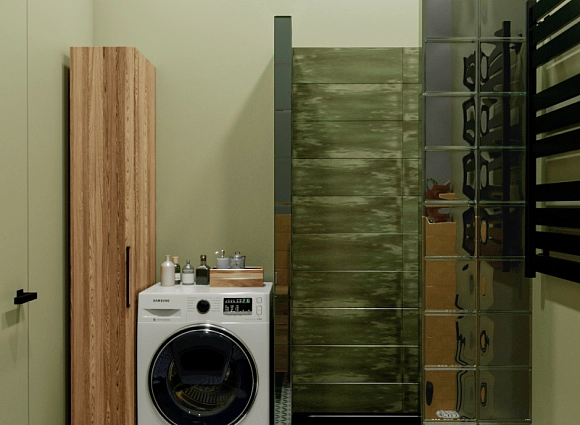 Дизайн-проект квартиры 52 кв.м в ЖК Резиденции архитекторов_8 Дизайн-проект квартиры 52 кв.м в ЖК Резиденции архитекторов