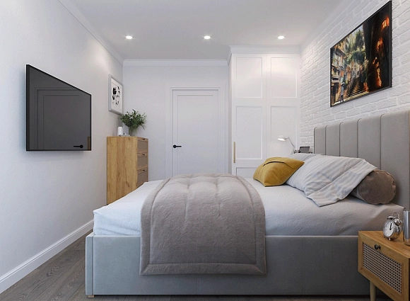 Дизайн двухкомнатной квартиры по адресу: улица Затонная, дом 12, корпус 1