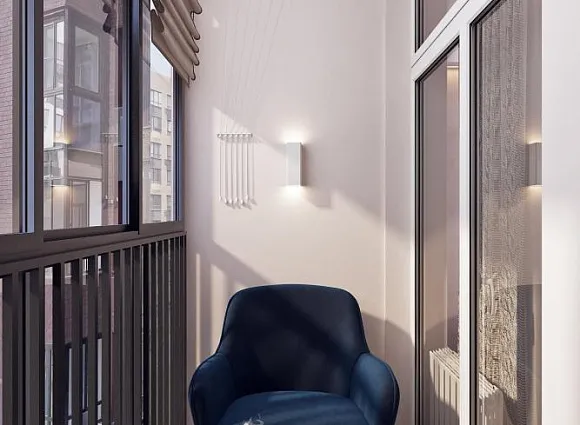 Дизайн 2-комнатной квартиры 60 кв.м в ЖК Скандинавия