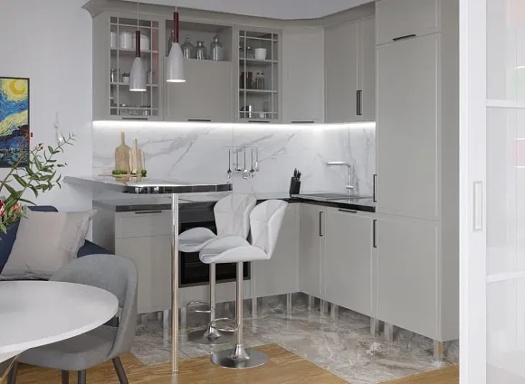 Дизайн квартиры 60 кв.м в ЖК Скандинавия_1 Дизайн квартиры 60 кв.м в ЖК Скандинавия