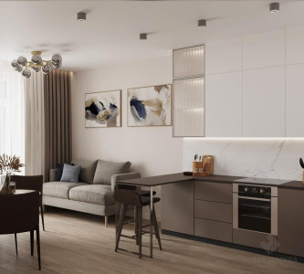 Прекрасен наш союз: пять дизайнерских приемов для удобной кухни-гостиной