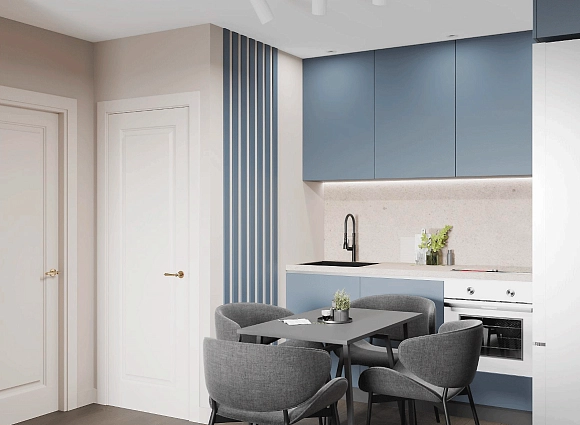 Частичный дизайн квартиры по адресу: Москва, поселение Сосенское, поселок Коммунарка, микрорайон Эдальго, дом 1