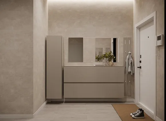 Дизайн трехкомнатной квартиры 88 кв.м в ЖК Скандинавия_7 Дизайн трехкомнатной квартиры 88 кв.м в ЖК Скандинавия