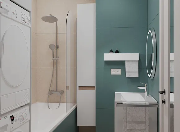 Дизайн двухкомнатной квартиры по адресу: улица Бартеневская, дом 18, корпус 1