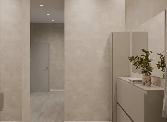 Дизайн трехкомнатной квартиры 88 кв.м в ЖК Скандинавия_6 Дизайн трехкомнатной квартиры 88 кв.м в ЖК Скандинавия