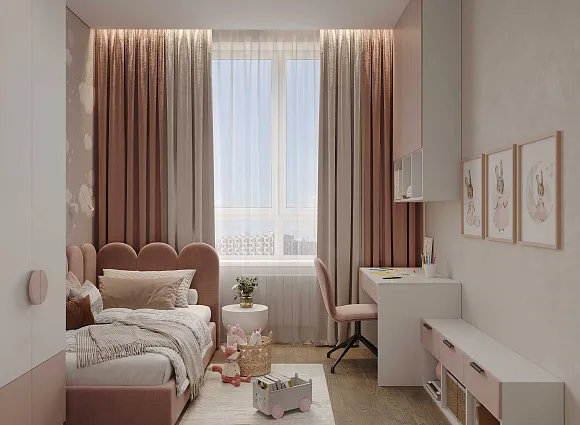 Дизайн трехкомнатной квартиры по адресу: улица Эдварда Грига, дом 9, корпус 3