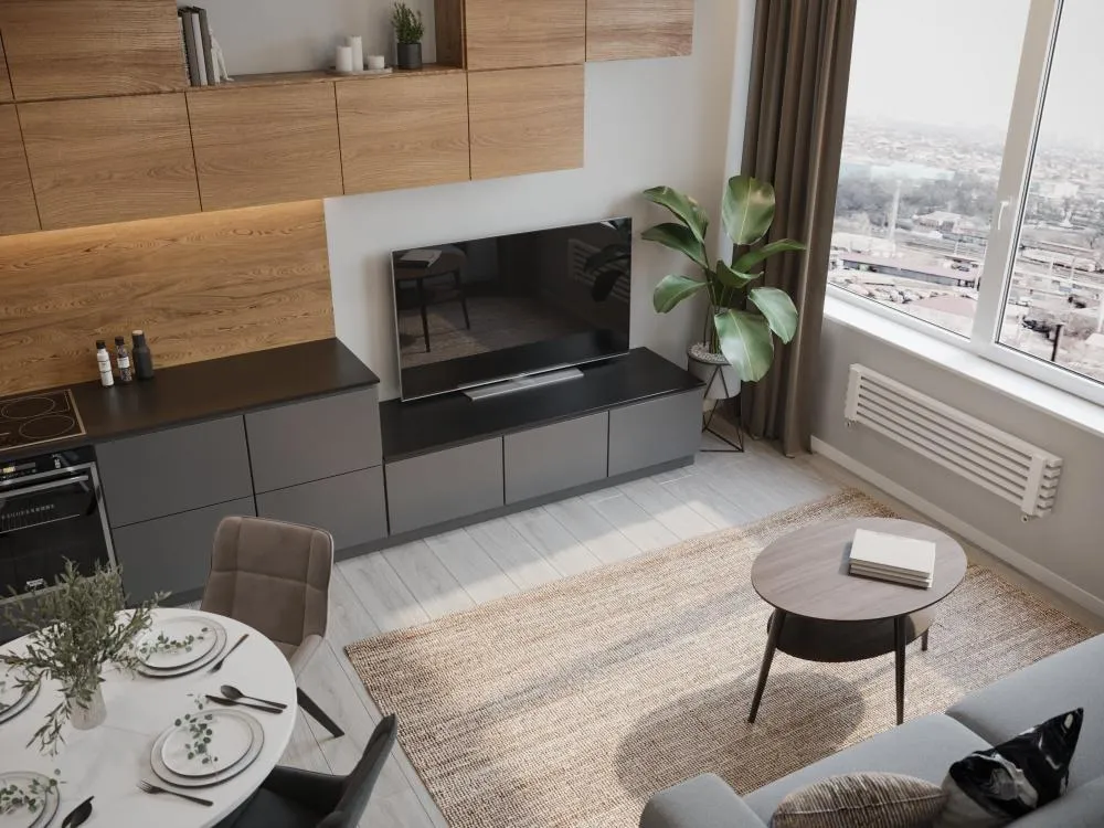 Дизайн трехкомнатной квартиры 88 кв.м в ЖК Скандинавия_4 Дизайн трехкомнатной квартиры 88 кв.м в ЖК Скандинавия